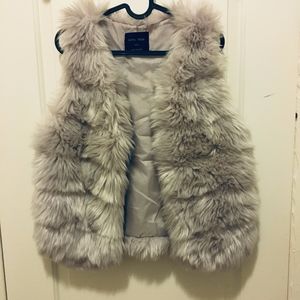Love Tree Faux Fur Vest